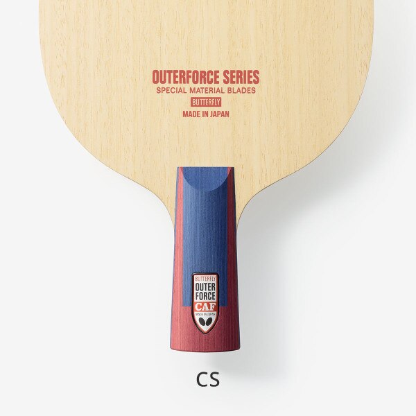 Butterfly Outerforce Layer CAF CS - Chinese Penhold Handle